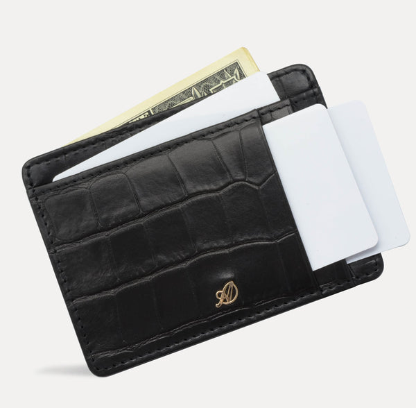 【athe】★韓国人気★25SS Black Classic Double A Card Wallet athe】☆韓国人気☆25SS Black Classic Double A Card Wallet