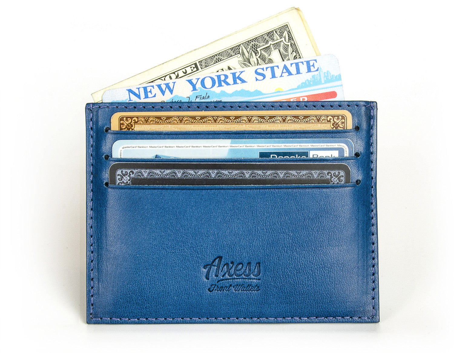 The Napoli – Italian Leather Minimalist Card Holder for Men