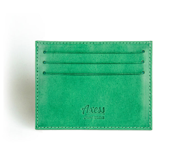 Vegetable tanned green