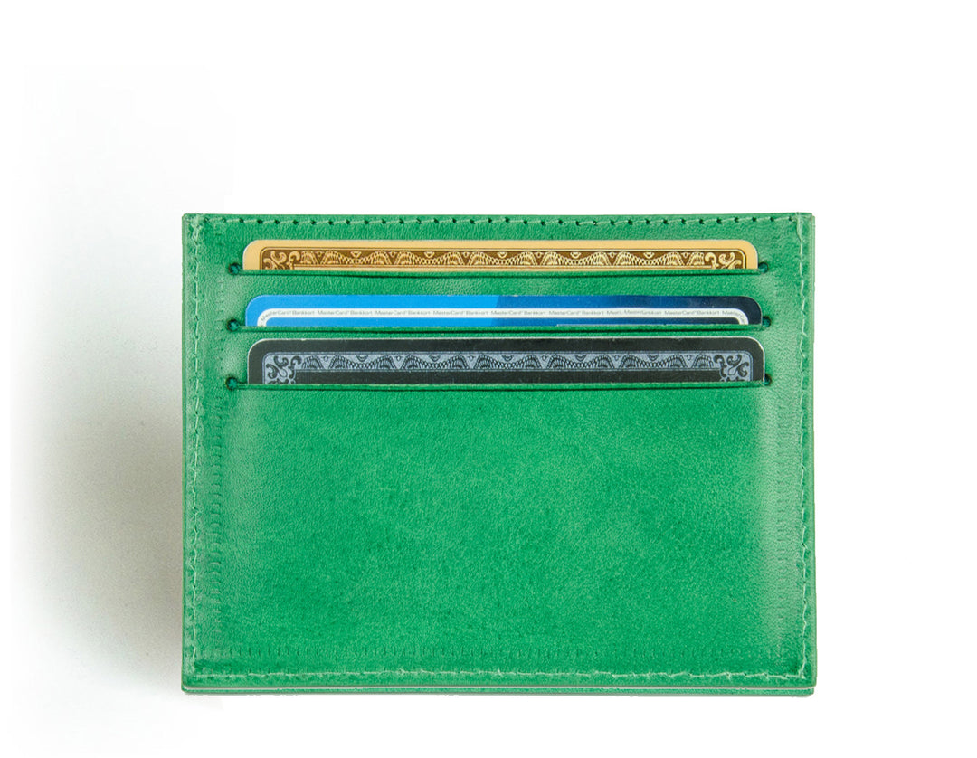Vegetable tanned green