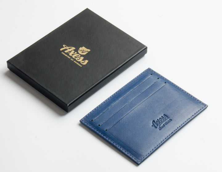 Vegetable tanned blue