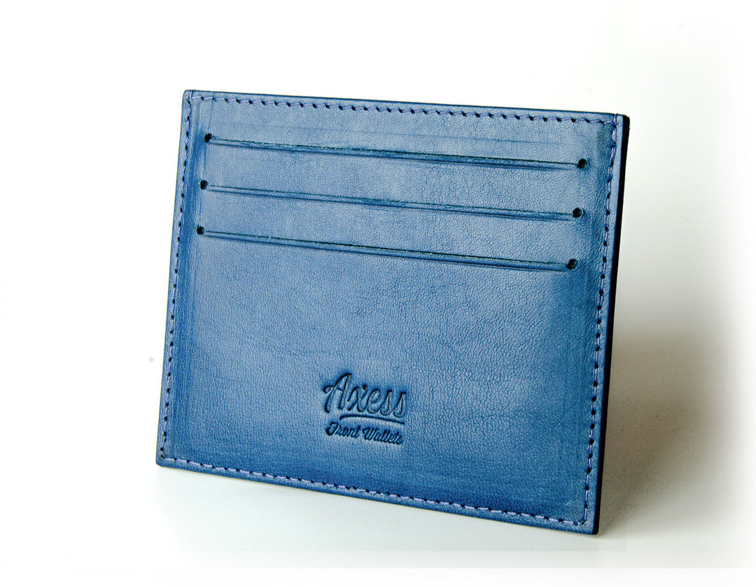 Vegetable tanned blue