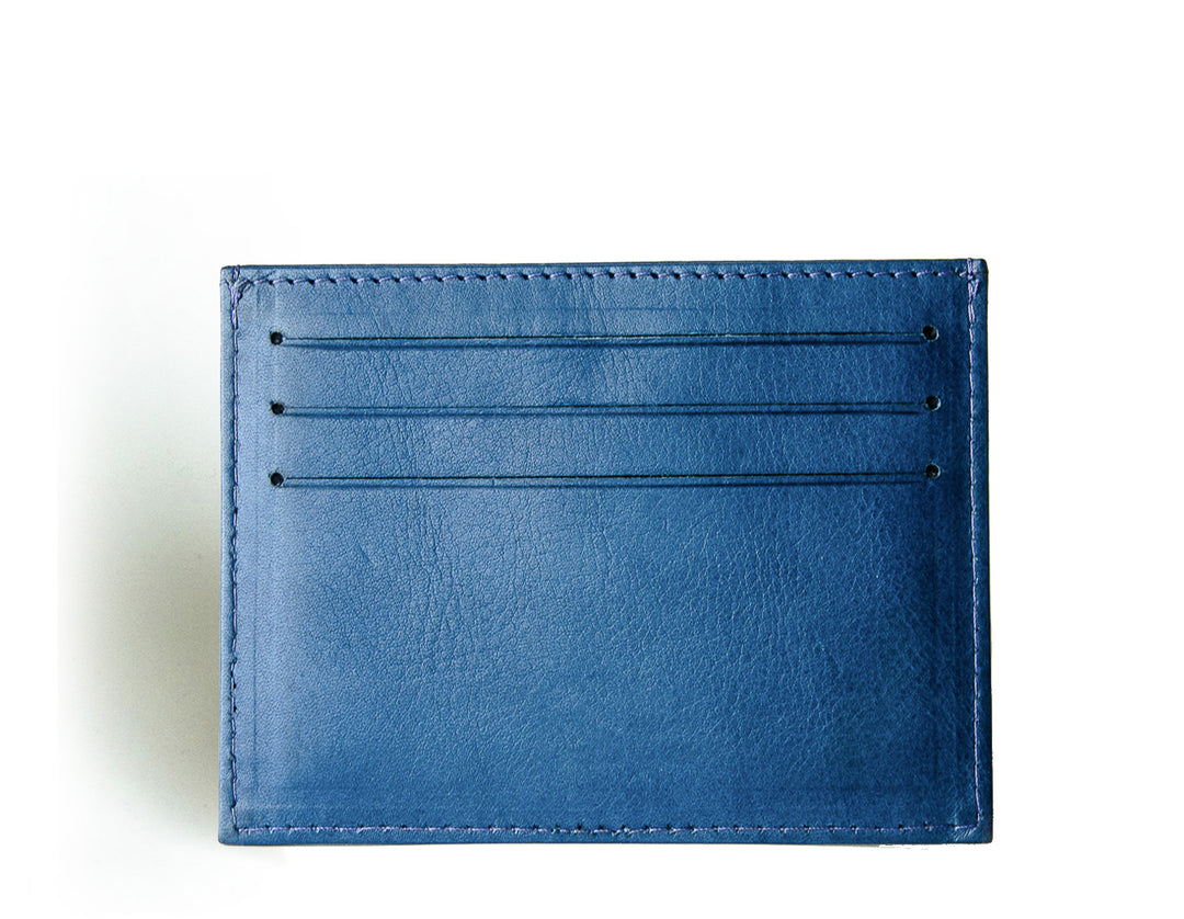Vegetable tanned blue