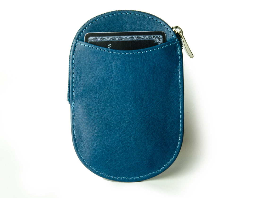 Vegetable tanned blue
