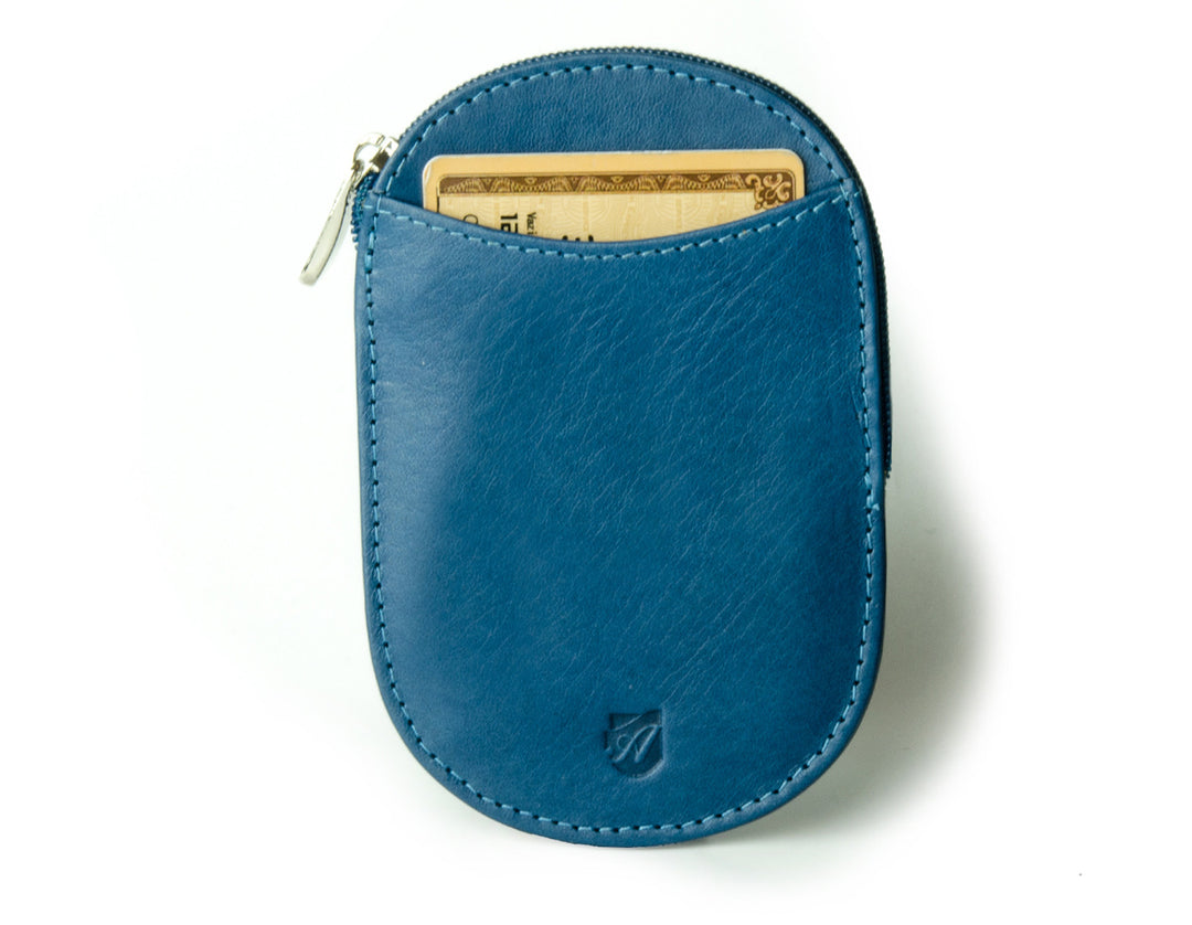 Vegetable tanned blue