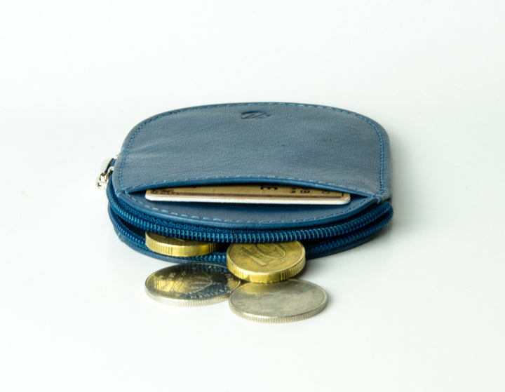 Vegetable tanned blue