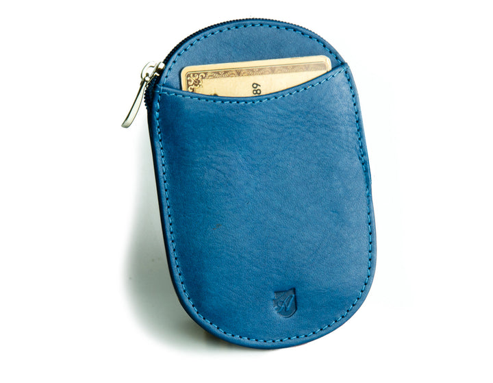 Vegetable tanned blue