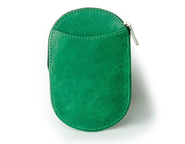 Vegetable tanned green