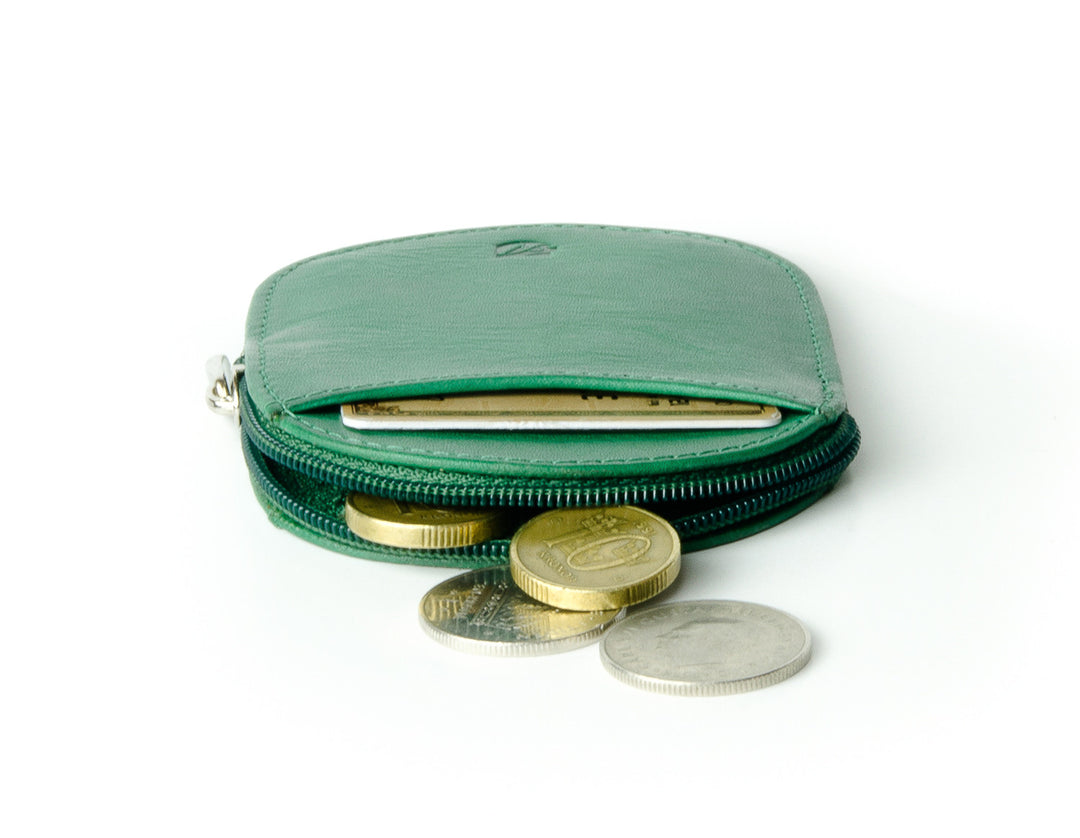 Vegetable tanned green