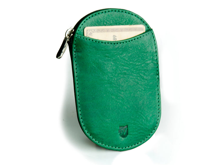 Vegetable tanned green