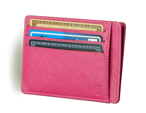 Saffiano Wallet, Minimalist Wallet in Tuscany leather from Axess