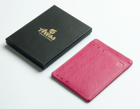 Saffiano Wallet, Minimalist Wallet in Tuscany leather from Axess